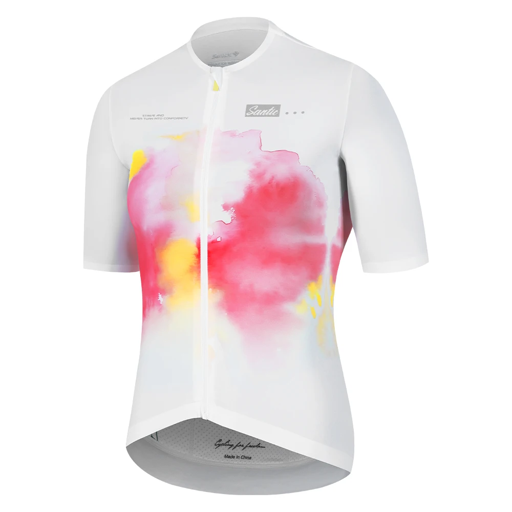 

Santic New Women's Summer Cycling Jerseys Short Sleeved Breathable Cycling Jerseys Quick Drying TL25C02253