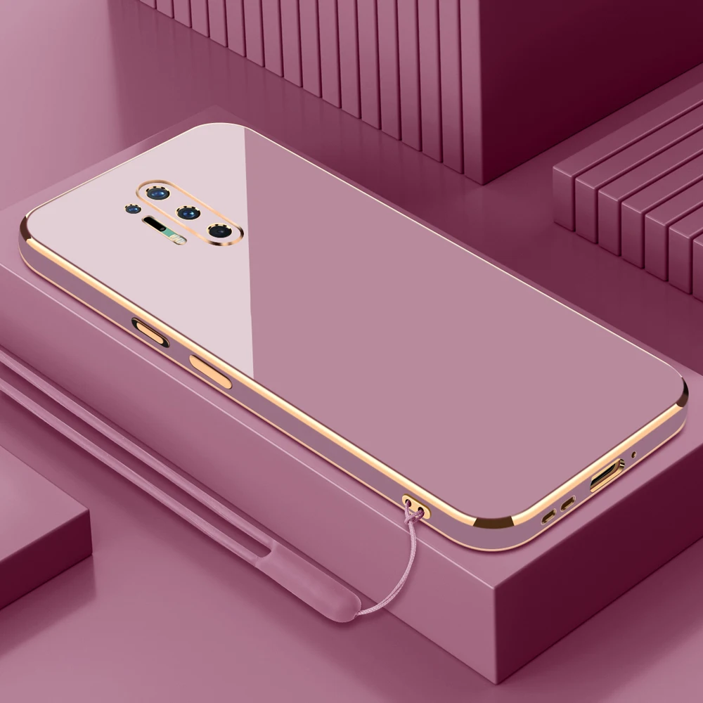 Для OnePlus 8Pro чехол Роскошный квадратный чехол IN2023, IN2020, IN2021, IN2025