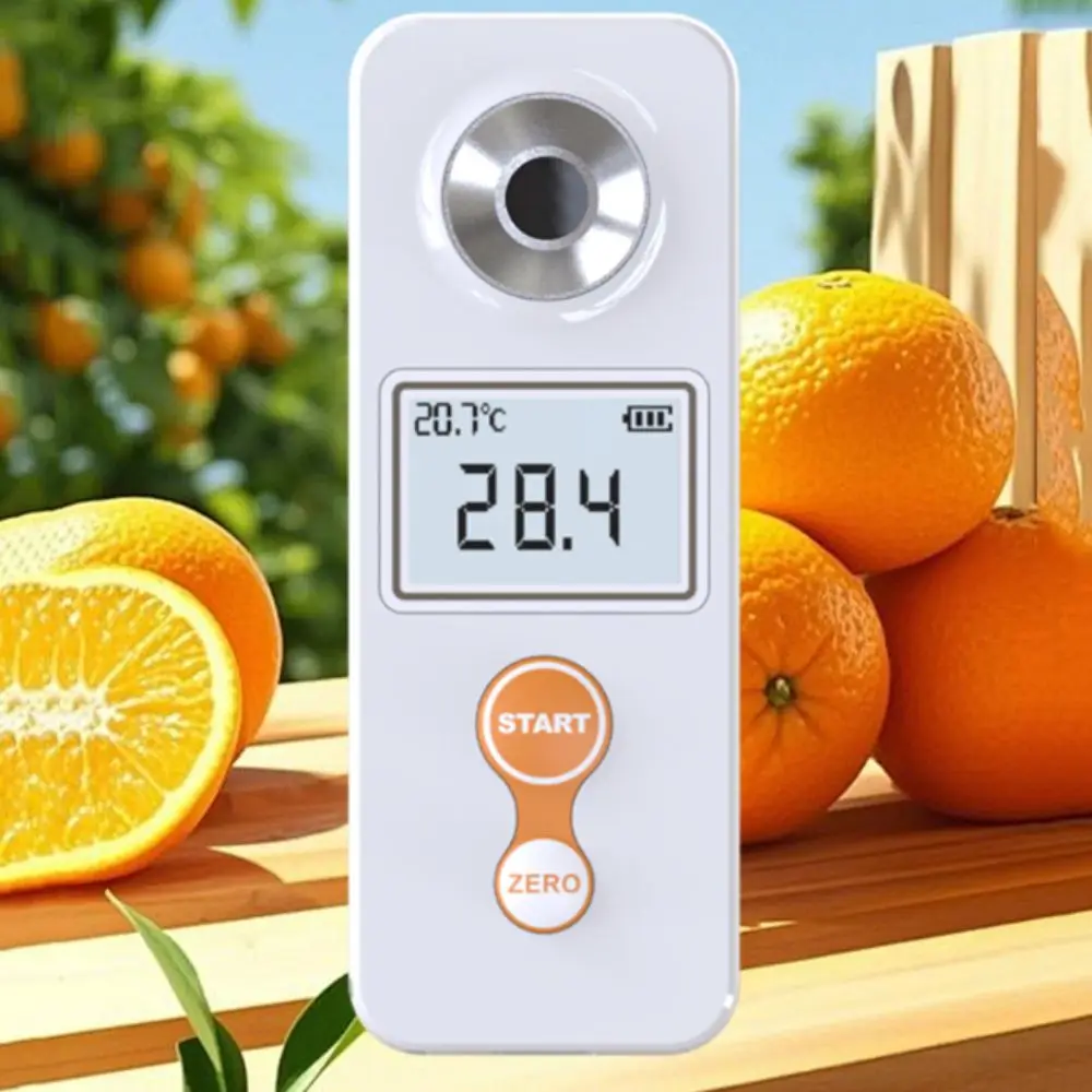 Prism Refraction Sugar Refractometer Handheld Densimeter Sugar Concentration Tester Resolution High Precision