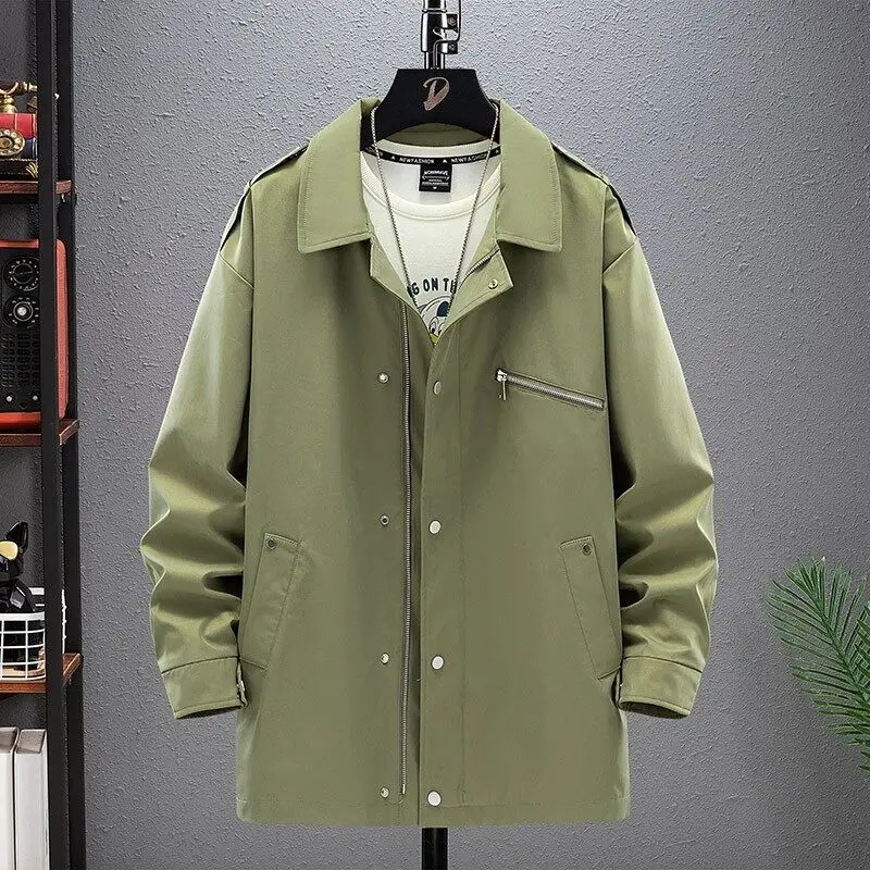 

Мужская рабочая одежда на весну-осень, модный бренд Haome, цвет Harajuku, стиль Hong Kong, стиль INS, универсальный...