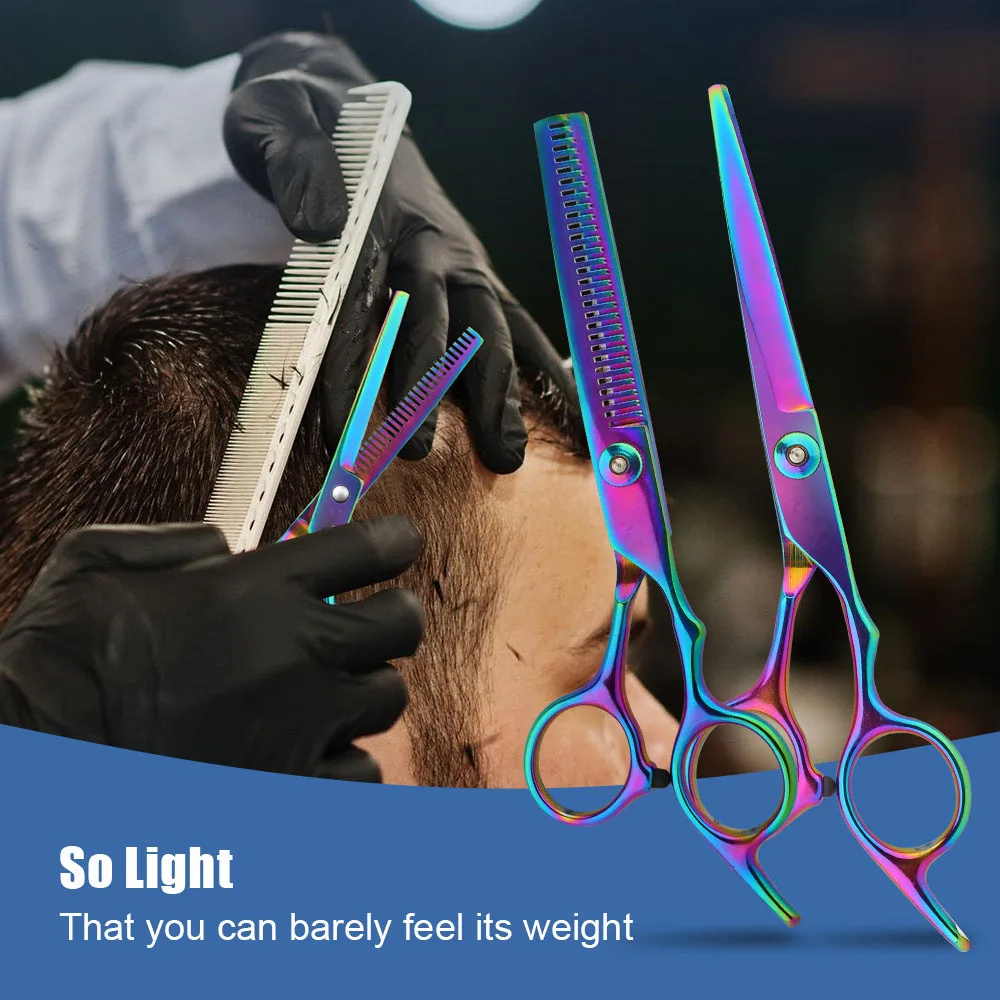 Edelstahl Schere Professionelle Friseure Haar Schere Haar Schneiden Salon Friseur Effilierschere Set