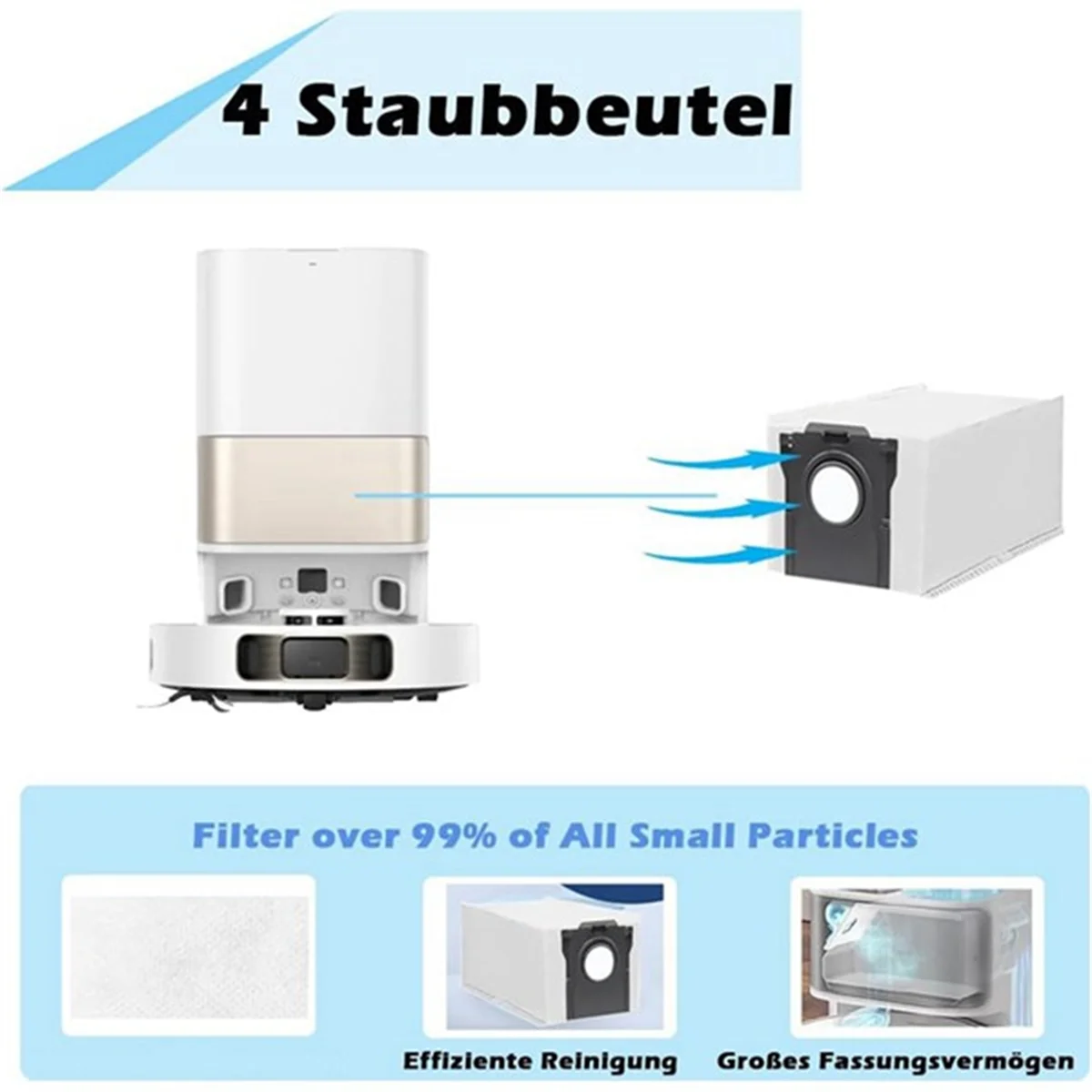 【24 heures-vente!】 Kit de nettoyage pour aspirateur Robot Dreame L10s Pro Ultra Heat/X30 Ultra/X30 Pro/Mova E30 Ultra