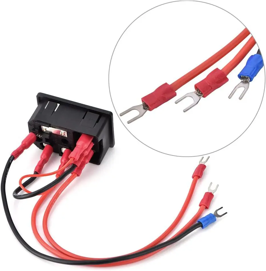 مقبس طابعة ثلاثي الأبعاد C14 مقبس كاسيت ثلاثة في واحد مع وحدة مقبس أنبوب الصمامات #2