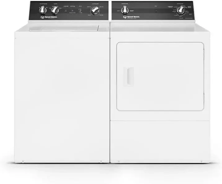 Speed Queen TR3003WN 26" Top Load Washer with 3.2 cu. ft. Capacity, 840 RPM Max Spin Speed, Knob Control, Stainless Steel Tub