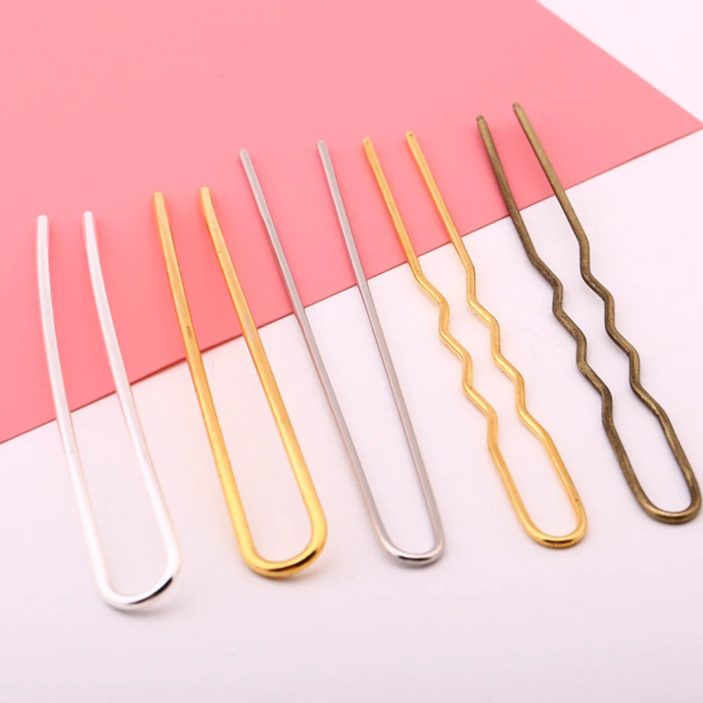 

12pcs Diy Hair Clips Unfinished Vintage Hairpin Set For Women Diy Making Supplies Handmade Crafts Art Craft Decorations