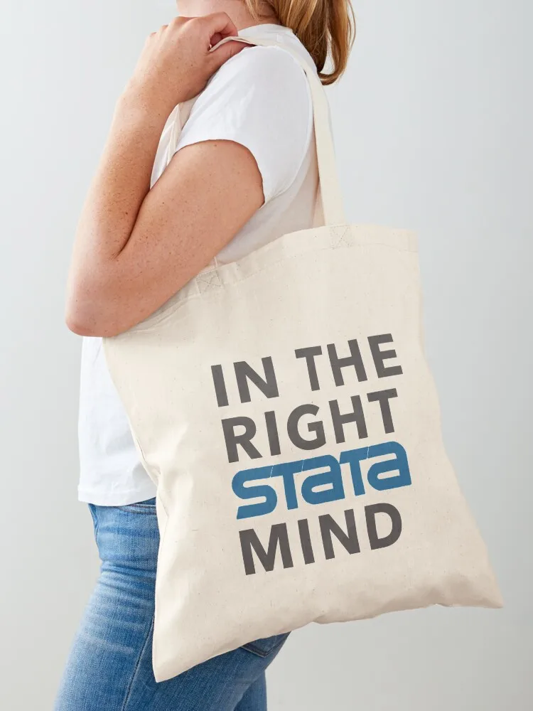 

In the right Stata mind Tote Bag shopping bag logo cute pouch bag Customizable tote Shopper