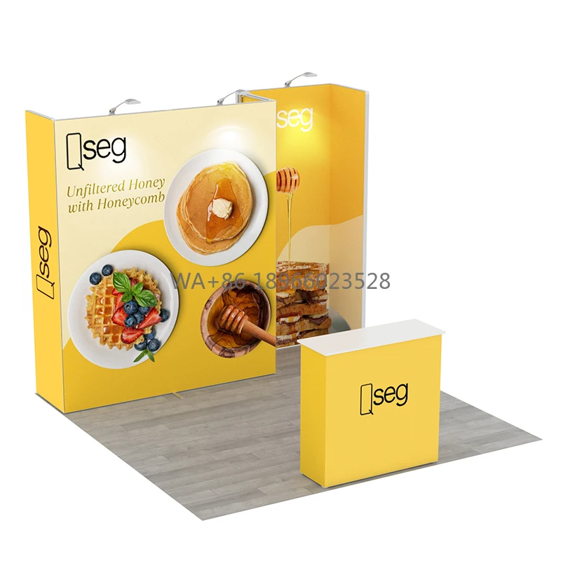 10x10 Exhibit Booth Modular and Toolless Exhibition Booth Display Stands to Use Show More Products