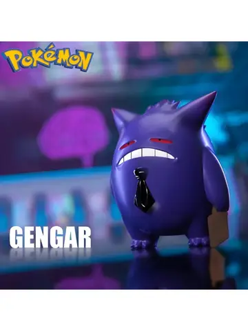 11.5cm/4.53in Anime Pokemon Figure Wage Earner Gengar Action Figures Pvc Statue Collection Model Toys Gifts