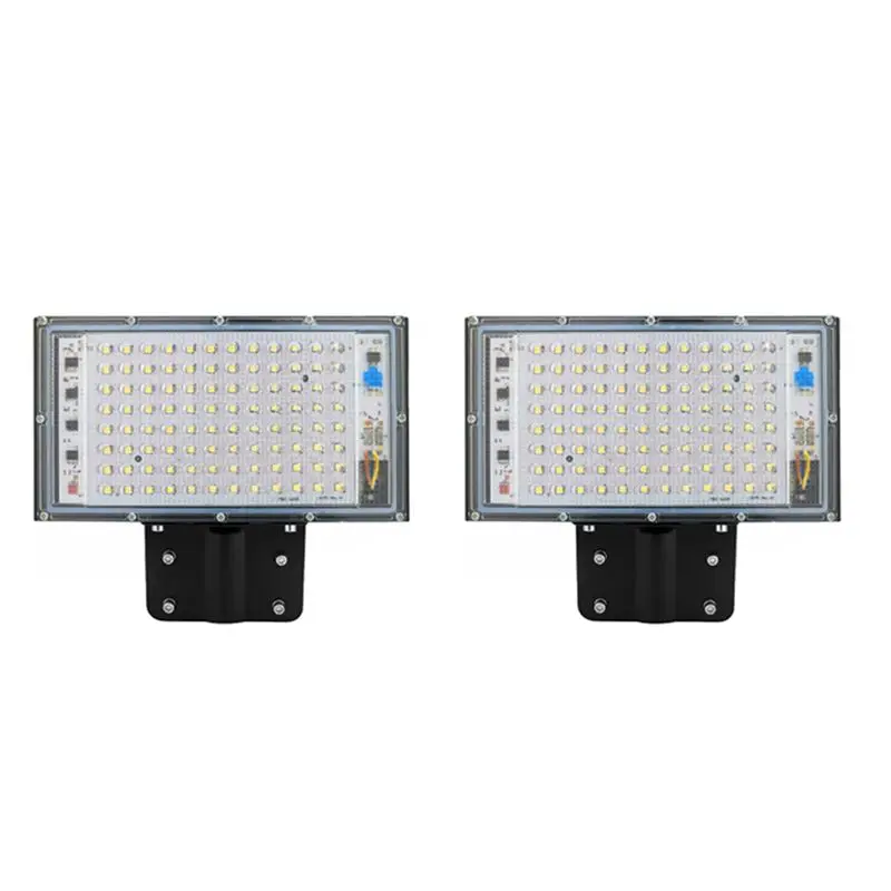 

AB47-2X 100W Светодиодный уличный светильник AC 220V-240V, уличный прожектор IP65, настенный светильник для сада и дорог, холодный белый свет