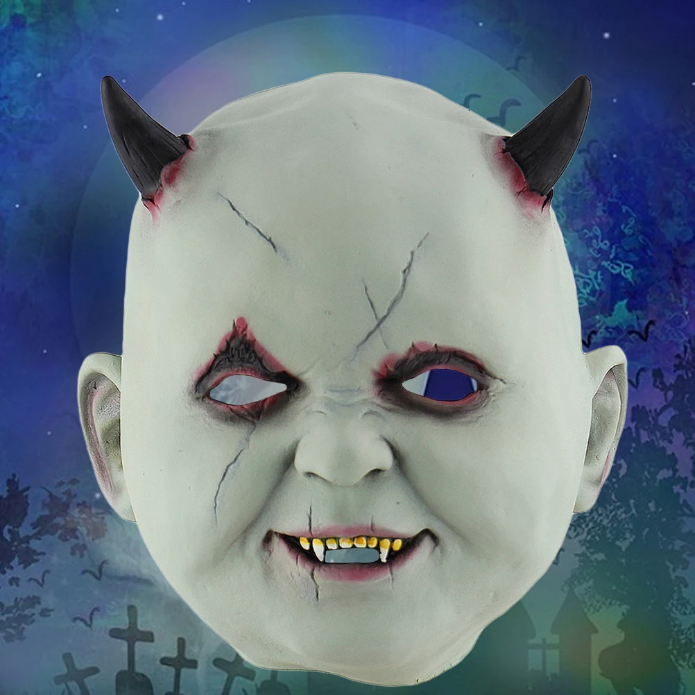 마스크 소름 끼치는 해골 무서운 마스크 어린이를위한 코스프레 할로윈 공포 좀비 소품