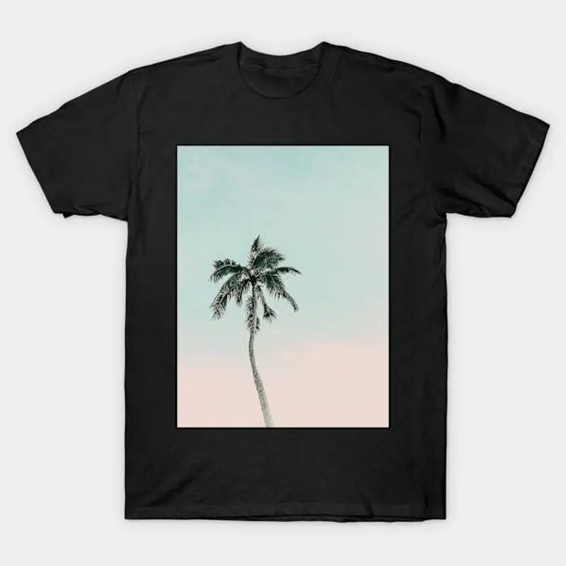 

Palm Summer Neutral Beach art Tropical Modern Minimalistic T S shirt