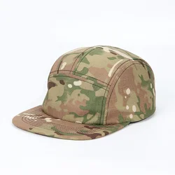 Berretti da Baseball a 5 pannelli in velluto a coste per uomo donna Camouflage Hiphop Skateboard Camo Snapback cappelli sport cappello da campeggio Casquette Homme