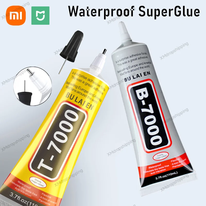 Xiaomi Mijia 110ml B-7000 Glue T7000 Adhesive Epoxy Resin Repair Cell Phone Touch Screen Liquid Glue Jewelry Craft Adhesive Glue