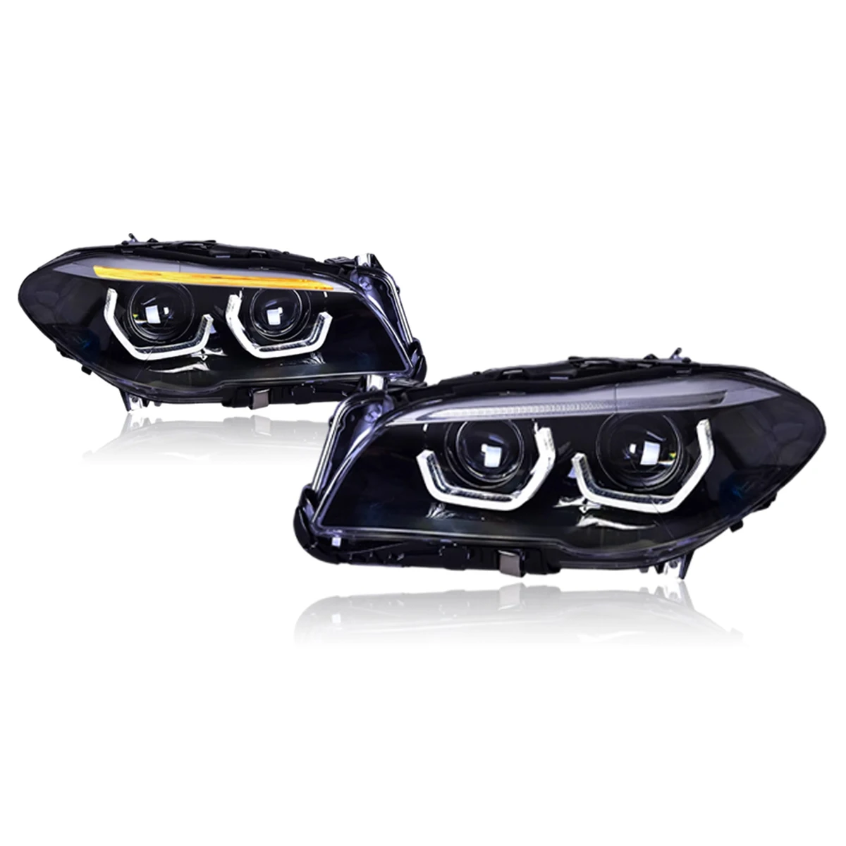 TYPY Car Headlights For BMW 5 Series F10 2010-2016 LED Car Lamps Daytime Running Lights Dynamic Turn Signals Car Accessories