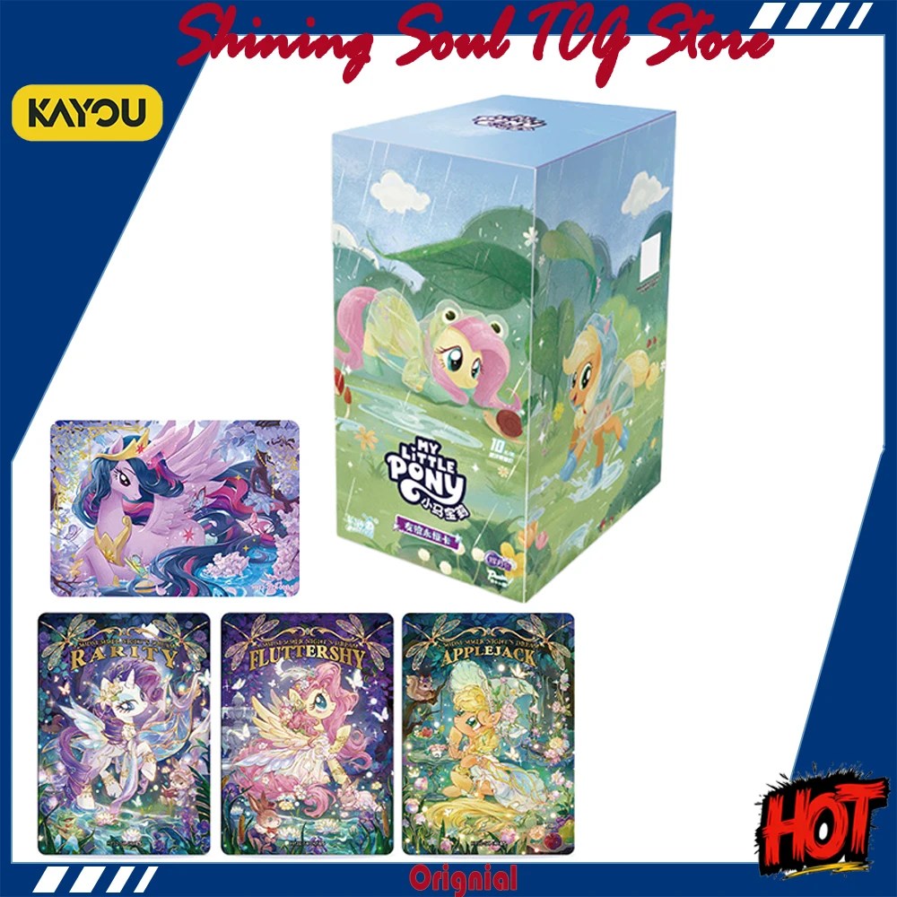 KAYOU My Little Pony Card Genuine Lunar Radiance Pack Vol.12 A Midsummer Night Festival in the Woods Booster Pack Exquisite Gift