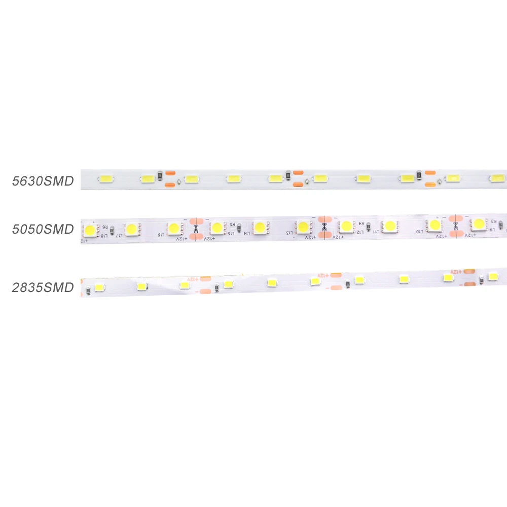 5M Led diody na wstążce IP20 SMD 2835 5050 5630 300leds listwy RGB LED taśma wstążkowa LED wystrój pokoju oświetlenie do sypialni ciepły zimny biały