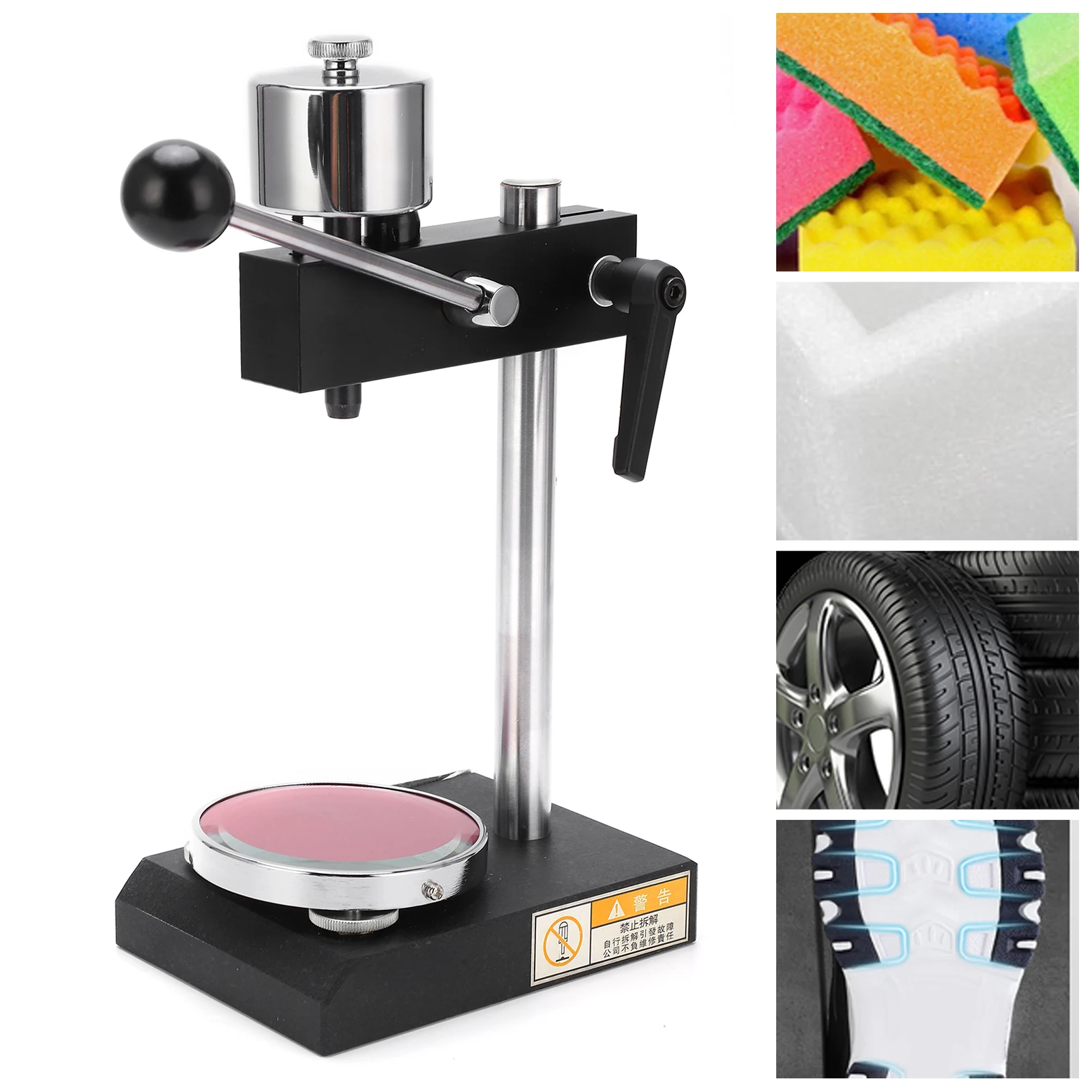 แท่นทดสอบความแข็งของยาง SLX-AC แบบ A แบบ C แข็งแรงทนทาน ผลการวัดความแข็งแบบ Shore แม่นยำ แท่นทดสอบความแข็ง