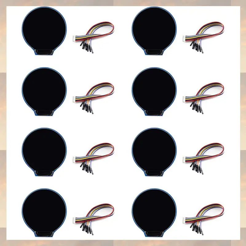 2025 Nuovo-8 Pz 1.28 Pollici Display Rotondo Modulo Schermo LCD GC9A01 Comunicazione SPI RGB 65K Supporto Colore Per Raspberry