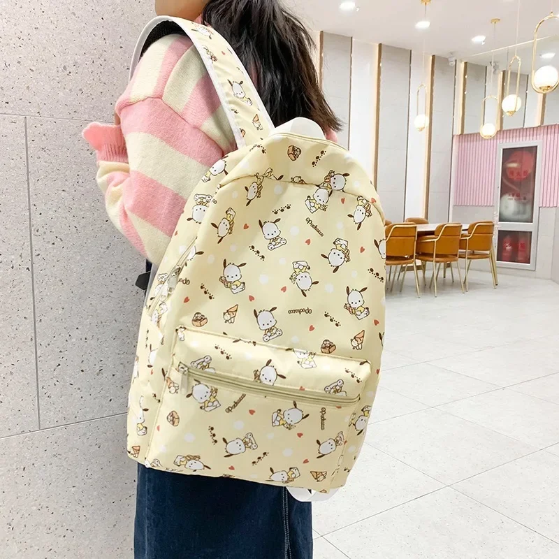 Sac à dos Hello Kitty pour femme, sac d'école pour chien, valeur qualifiée ale, grande capacité, sac à dos décontracté, mignon Sanurgente, diversifier, nouveau