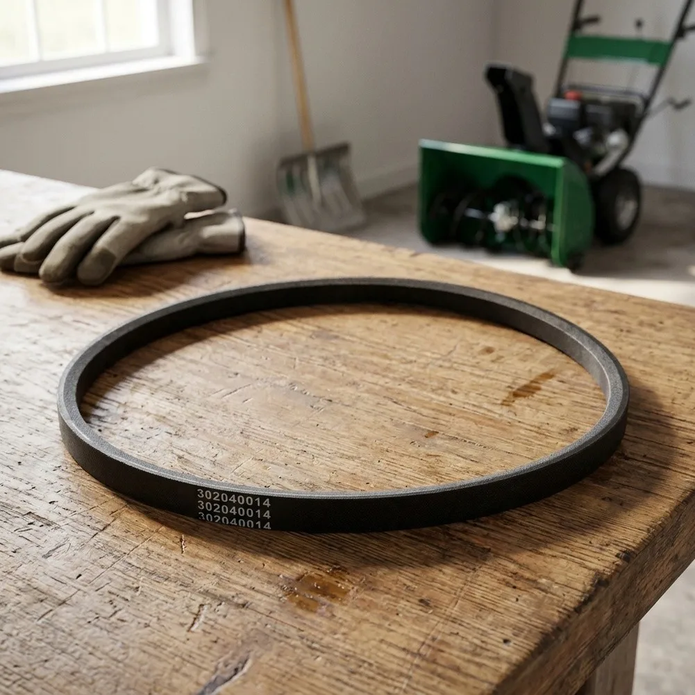 302040014 Auger Drive Belt For DB7659 & DB7659H Snow Blowers, Replacement Snow Thrower Belt For Snow Removal