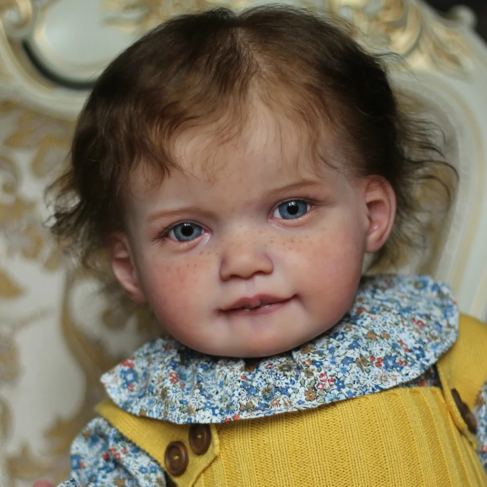 

BZDOLL Handmade 65cm 26inch Reborn Doll, Vinyl & Cloth Body, 3D Skin with Veins, Princess Collectible for Kids Birthday Gift