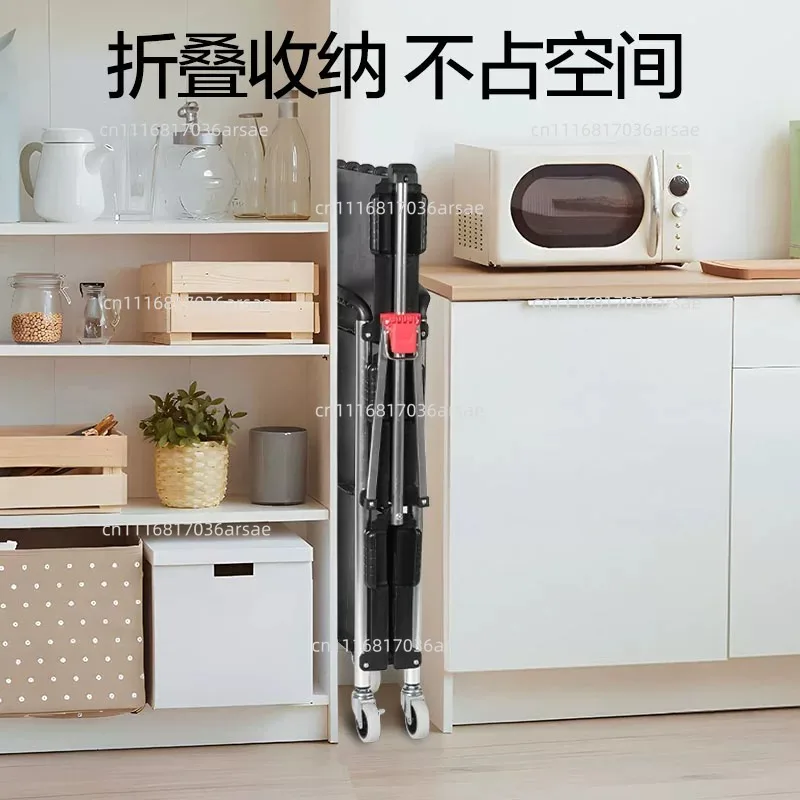 Three-layer Foldable Tool Cart Trolley Film and Television Cart