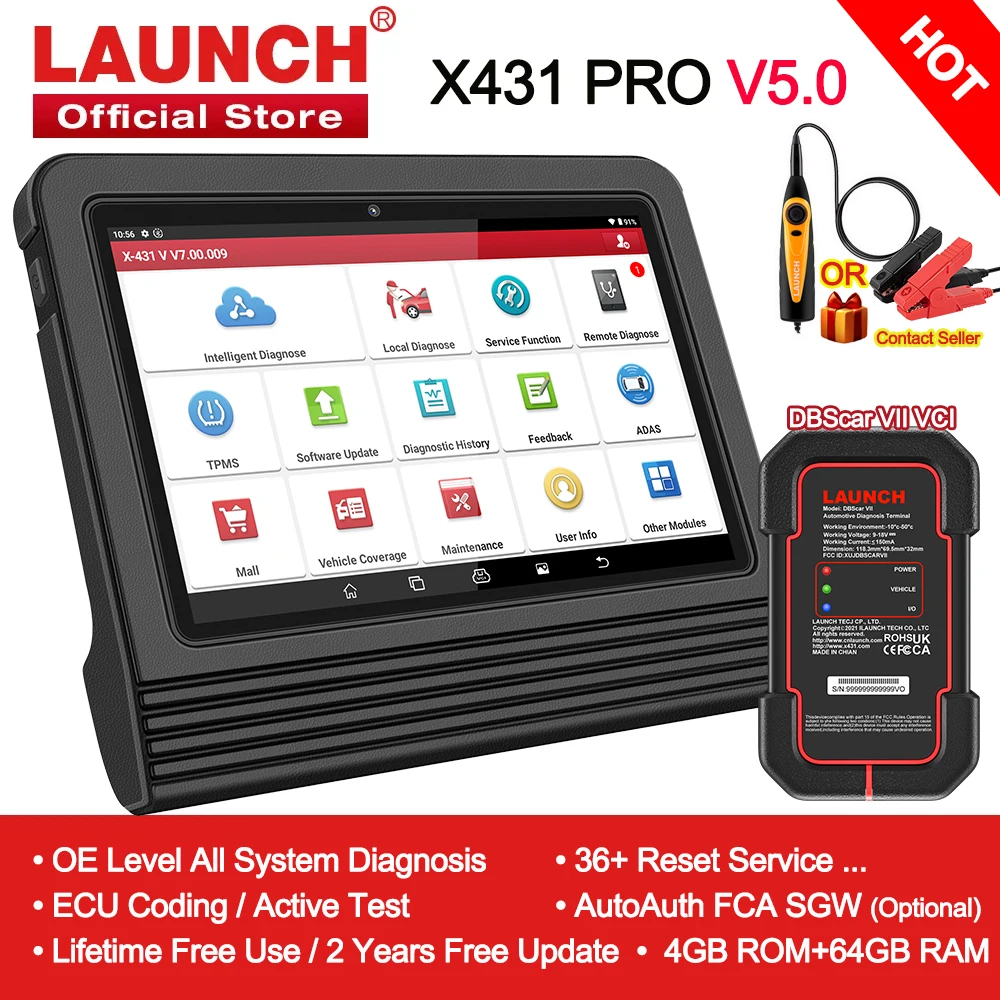 LAUNCH X431 PRO V5.0 Car Diagnostic 8