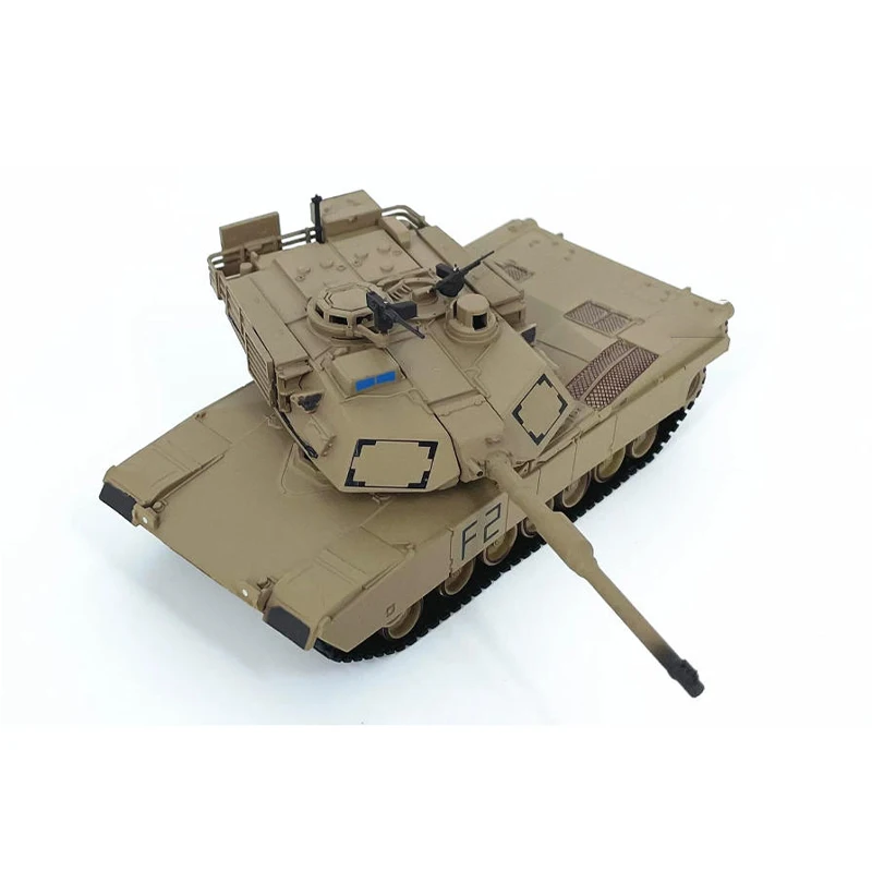 1:72 Scale US M1A2 Abrams Main Battle Tank M1 Simulation Plastic Tank Model Static Display Collectible Toy Gift Souvenir