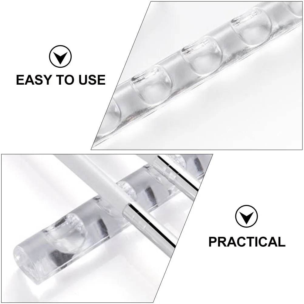 

4Pcs Nail Pen Holders Acrylic Manicure Brush Stand Durable Storage Organizer for Salon Use Nail Pen Holder Manicure Brush Holder