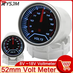12V Car 52mm Voltmeter Panel Motorcycle LED Digital Volt Meter Monitor Gauge Display Car Accessories Universal Instrument