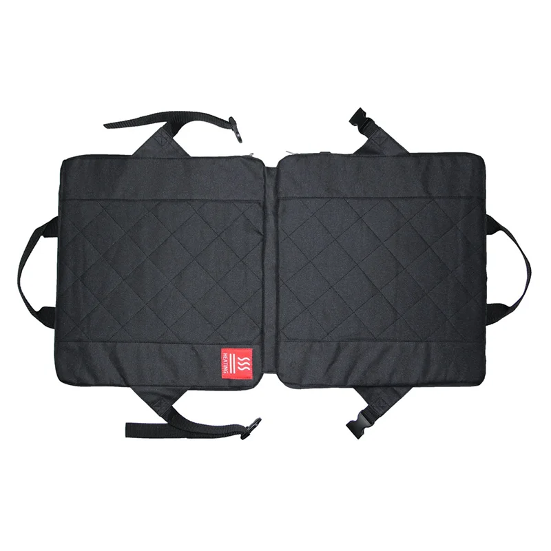 

2X подушка для сидений для стадиона с подогревом, портативные подушечки для сидений с подогревом для трибун с поддержкой спины для кемпинга на открытом воздухе-ABQU