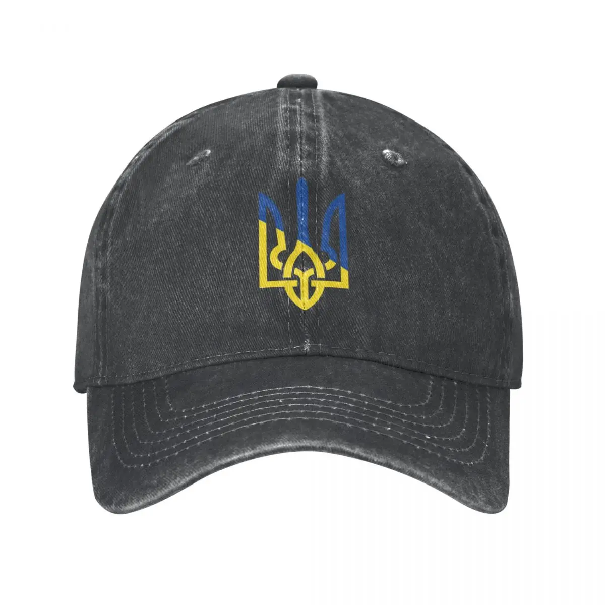 

Ukraine Flag Logo Trucker Hat Outfit Vintage Distressed Washed Vintage Casquette Dad Hat For Men Women Adjustable