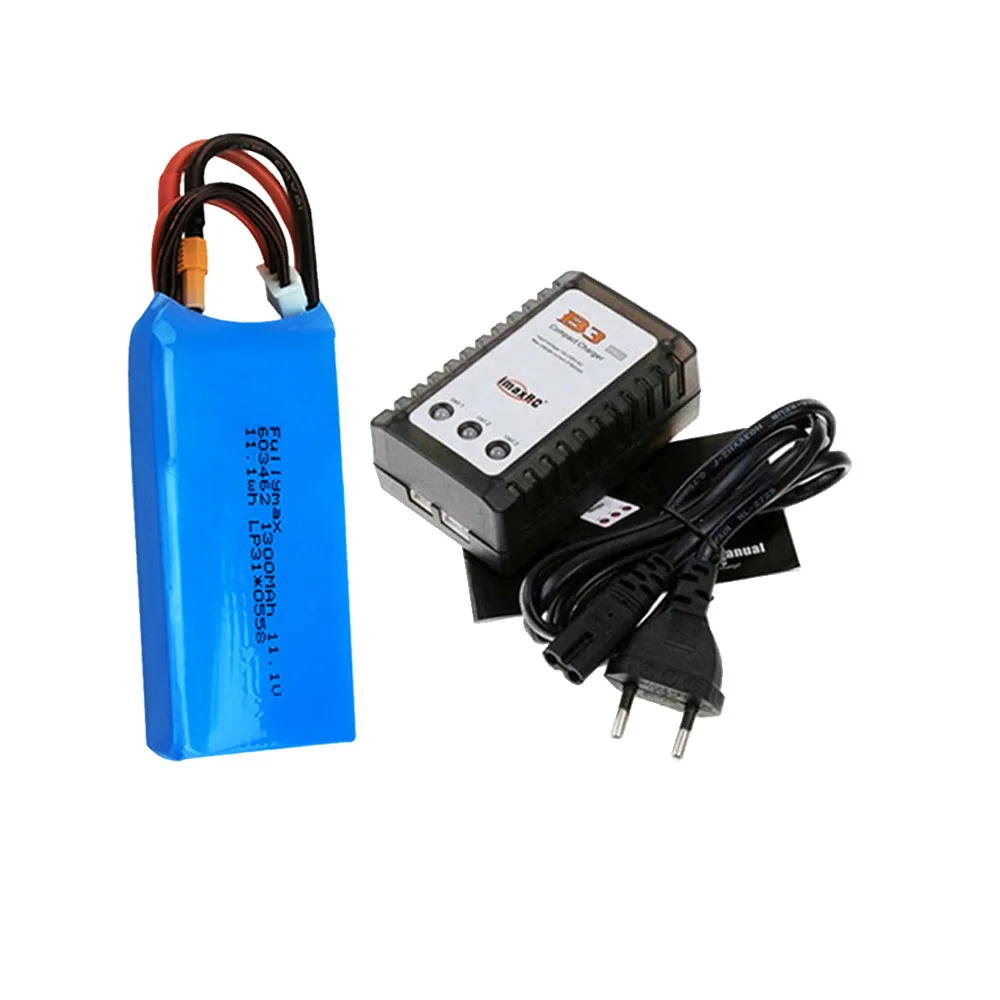 11.1V 1300mAh Lipo Battery For XK X450 FPV RC Drone Spare Parts Accessories Replace Rechargeable Batteries