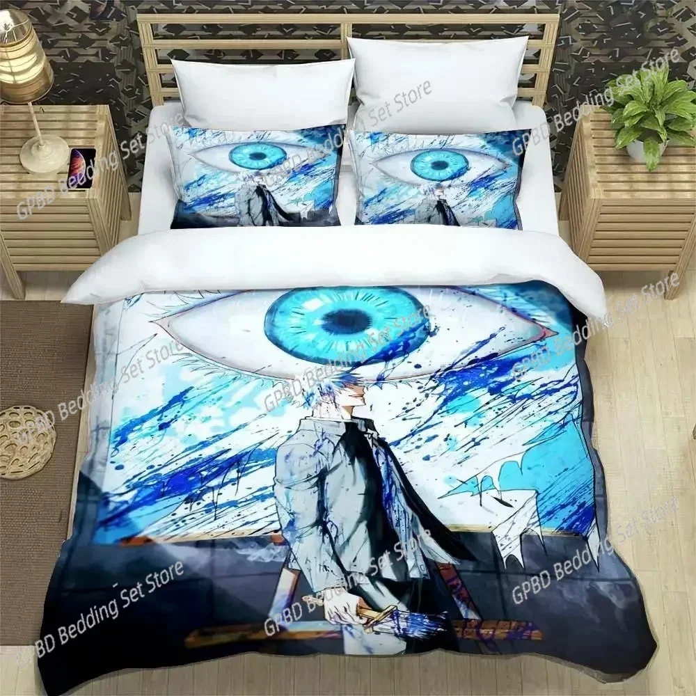 

3D Print Anime Jujutsu Kaisen Satoru Gojo Comfortable Duvet Quilt Cover Pillowcase Bedding Set Bedroom Decoration Home Textile