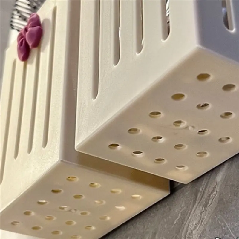 ABKO-Bathroom Comb Rack Wall Mounted Punch-Free Toothbrush Storage Tube Toilet Bathroom Toothpaste Placement Unit