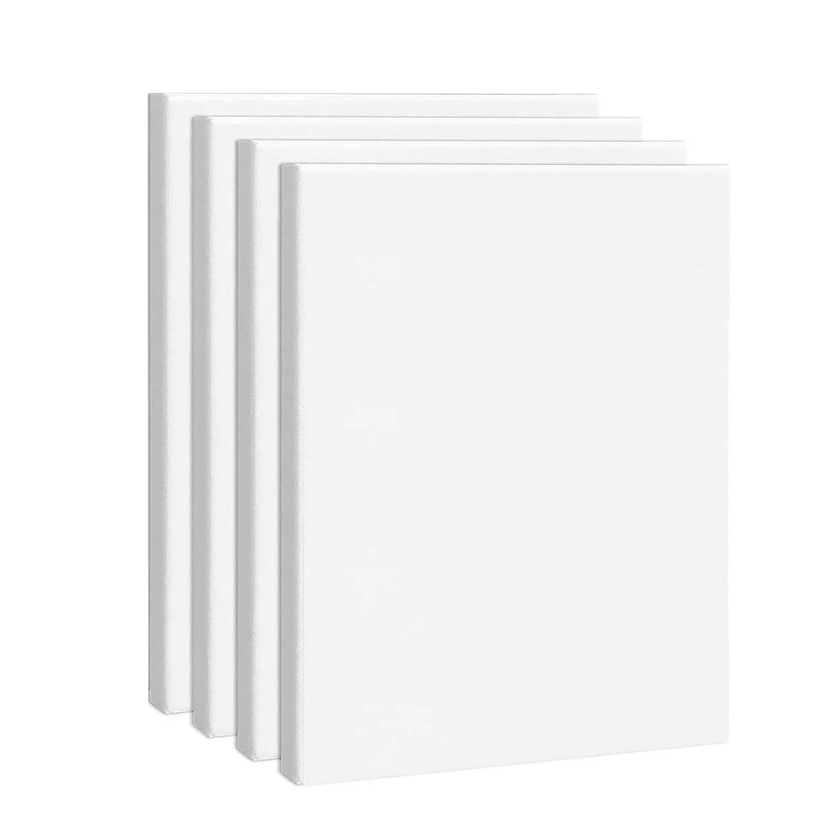 

4 шт. холстов на подрамнике, 8 x 10 дюймов (20 x 25 см), квадратные заготовки для рисования, 100% хлопок, 8 унций, с грунтовкой Gesso-Primed