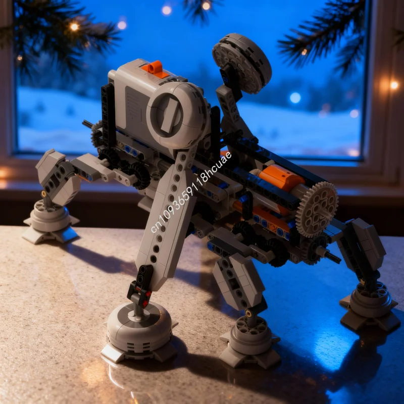 

408 деталей MOC: Моторизованная техническая модель «Звездная битва» (конструктор, подарок на Рождество, игрушка для самостоятельной сборки)