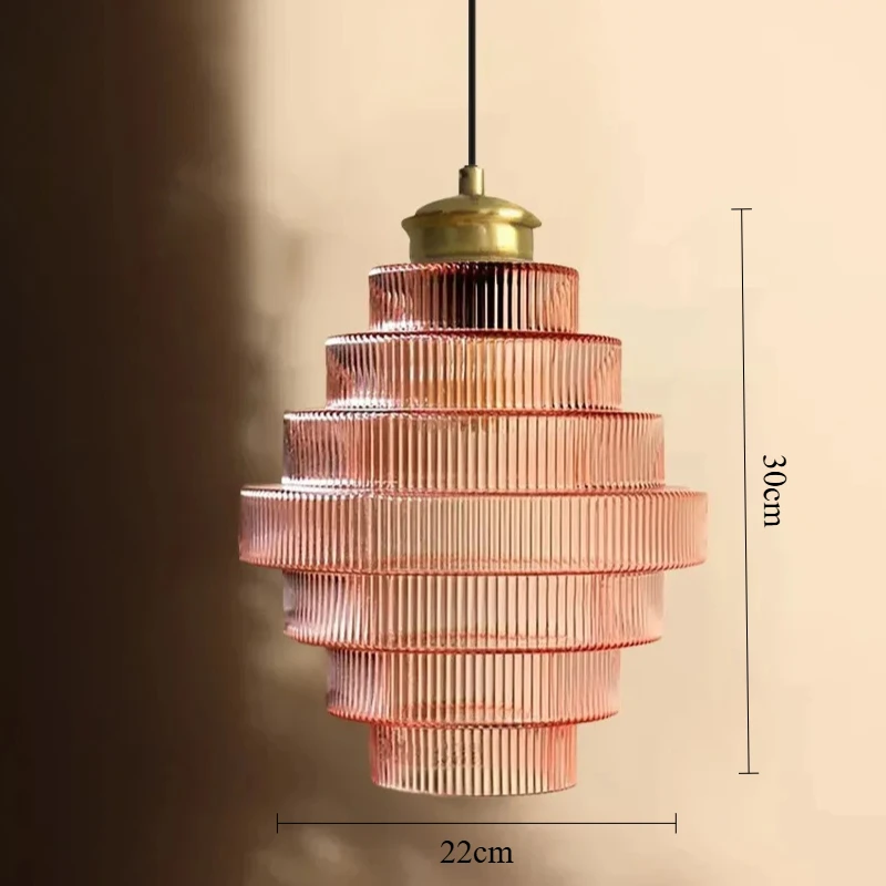 Nordic Retro Creatieve Luxe Ijzeren Glas LED Decor Thuis Hanglamp Bar Slaapkamer Foyer Eetkamer Verlichtingsarmaturen
