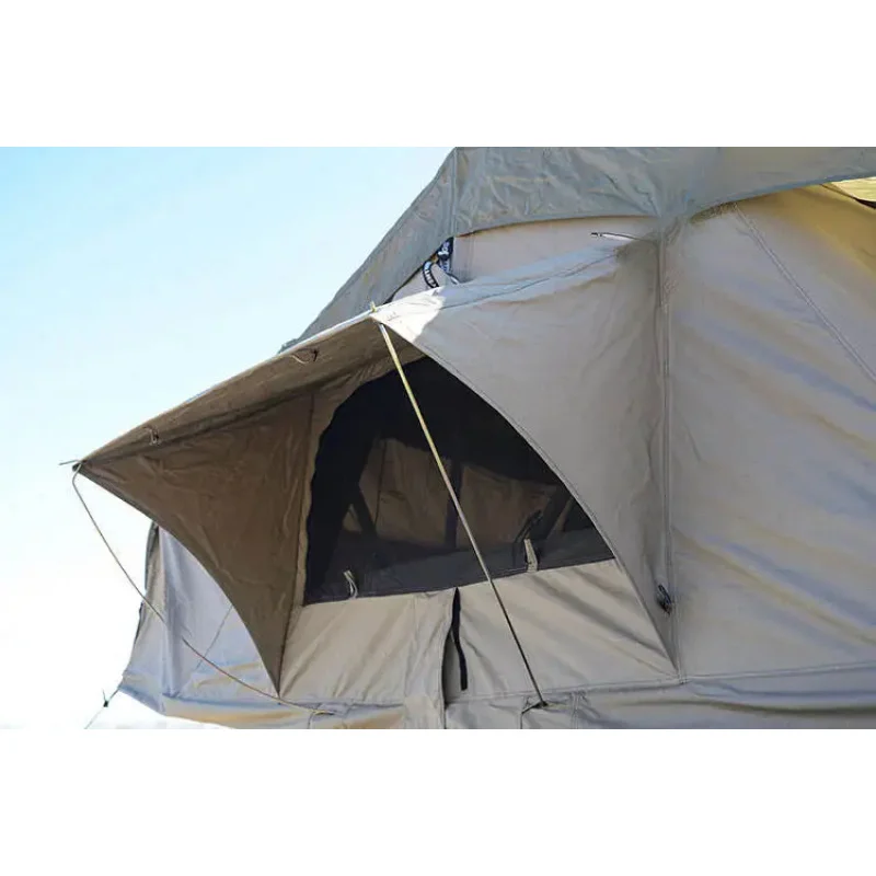 

Factory Direct Supply Roof Top Tent Soft with Annex Four-season Ox Material 3000MM Waterproof