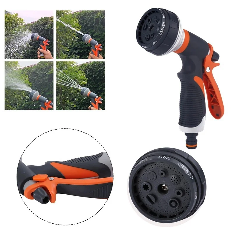 Garden Washing Cleaner High Power Pressure Car and Hose Nozzle Washer Water Spray Gun Adjustable Garden Hose Car Wash Water Gun