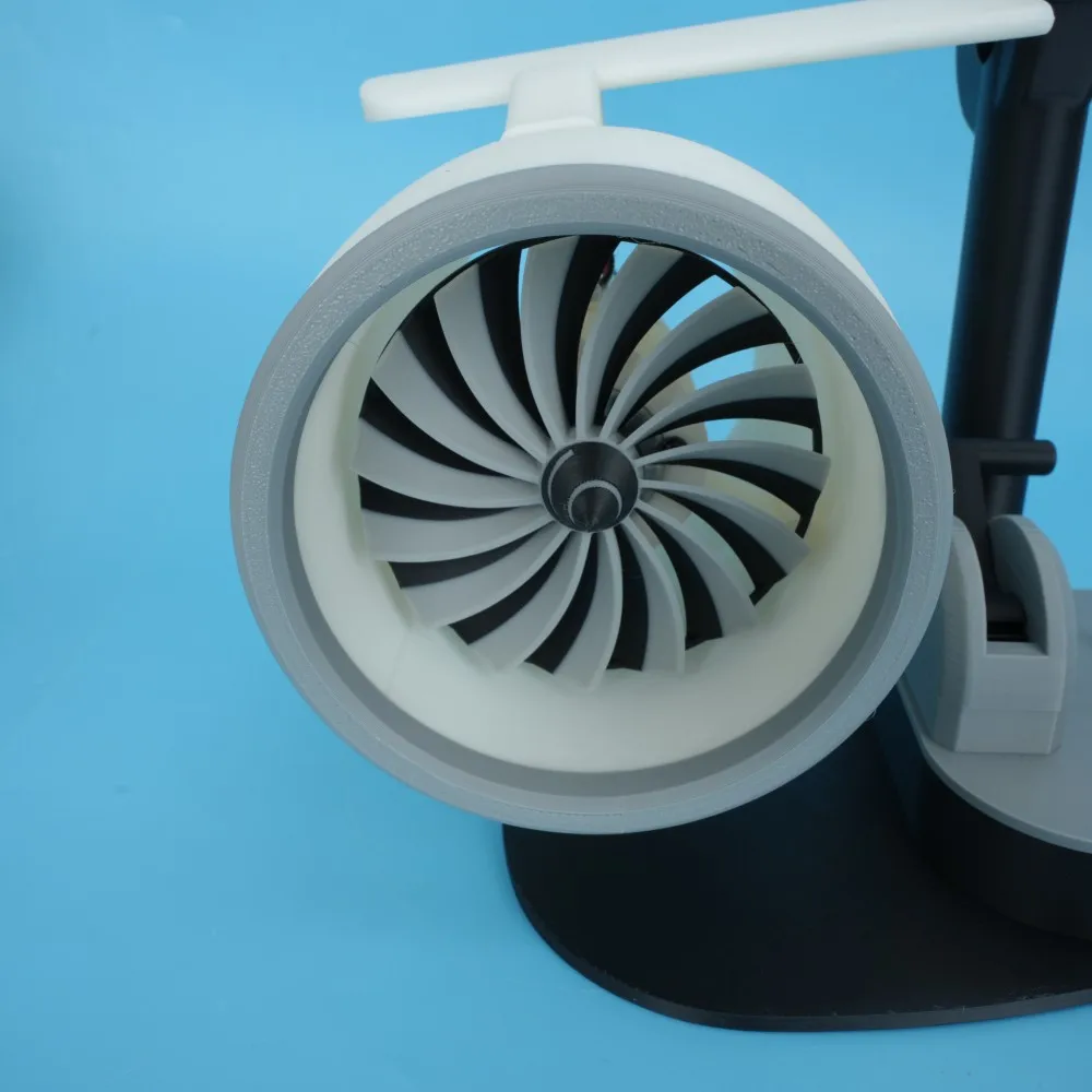 Turbojet Fan Style Single Head Mist Humidifier Blowing Feature RGB Lighting Effects for Bedroom Living Room Office Desk Air Humi