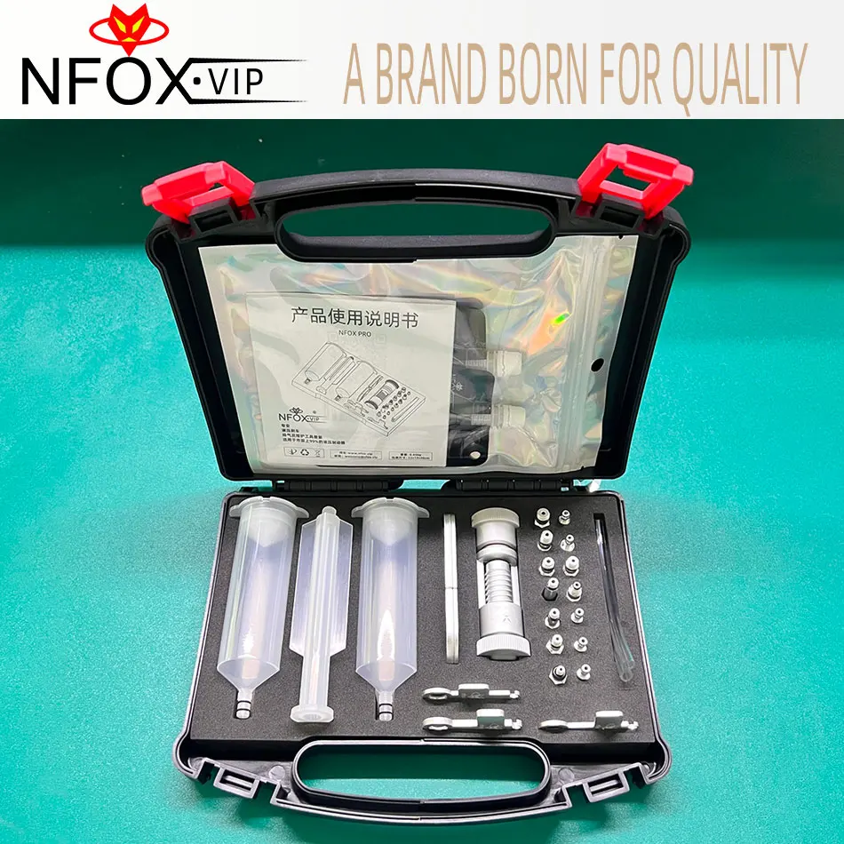 NFOX PRO 2025 New Hydraulic Disc Brake Bleed Exhaust Repair Tool Kit Set Professional Universal for E Bike Bicycle Motorcycle