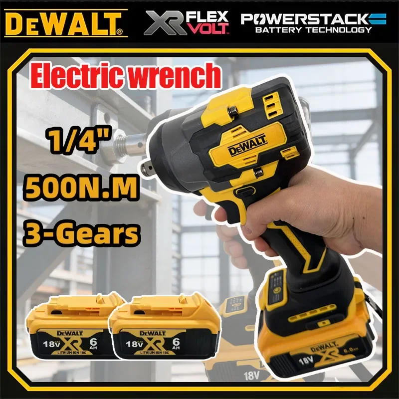 

Бесщеточный электрический гайковерт DeWALT с литиевой батареей, инструмент для ремонта автомобилей и работ