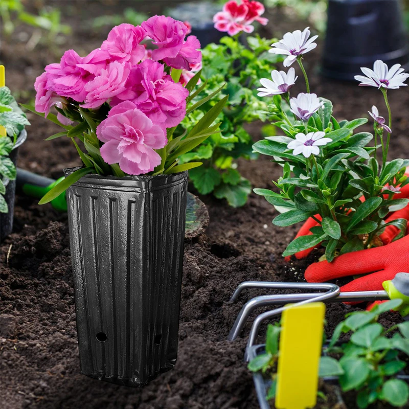 20Pcs Plant Seedling Seed Starting Pots Indoor Garden Flower Plant Container Outdoor Vegetables Seed Grow Bags for Nursery Pots