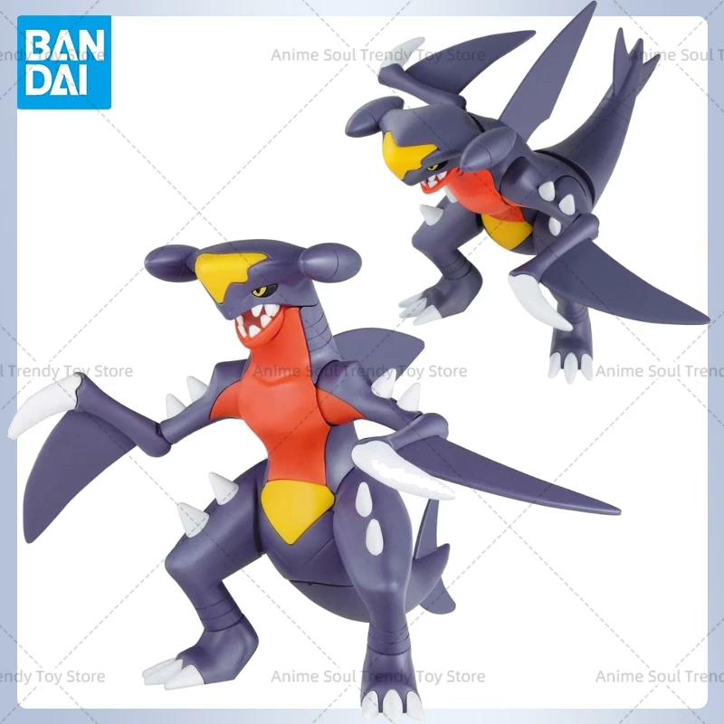

In Stock Original Genuine BANDAI NAMCO Pokemon PLAMO COLLECTION SELECT SERIES 48 Garchomp Assembly Action Figure model toy gift