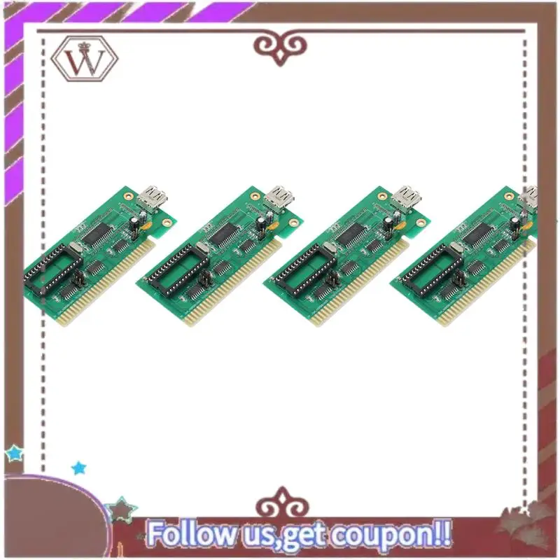 

Latest 4X ISA To USB Adapter Board ISA Interface To USB Interface For Industrial Control