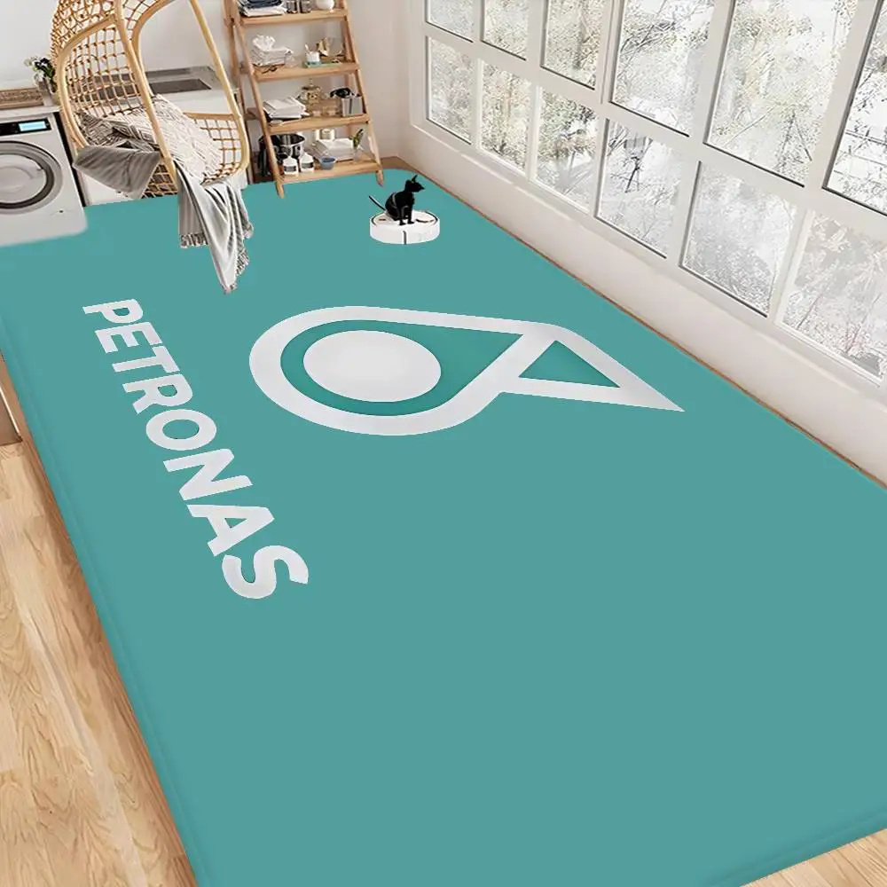 Alfombra antideslizante para pasillo con diseño de bandera de Petronas, para lavandería, decoración de lavandería, balcón, sala de estar infantil, baño