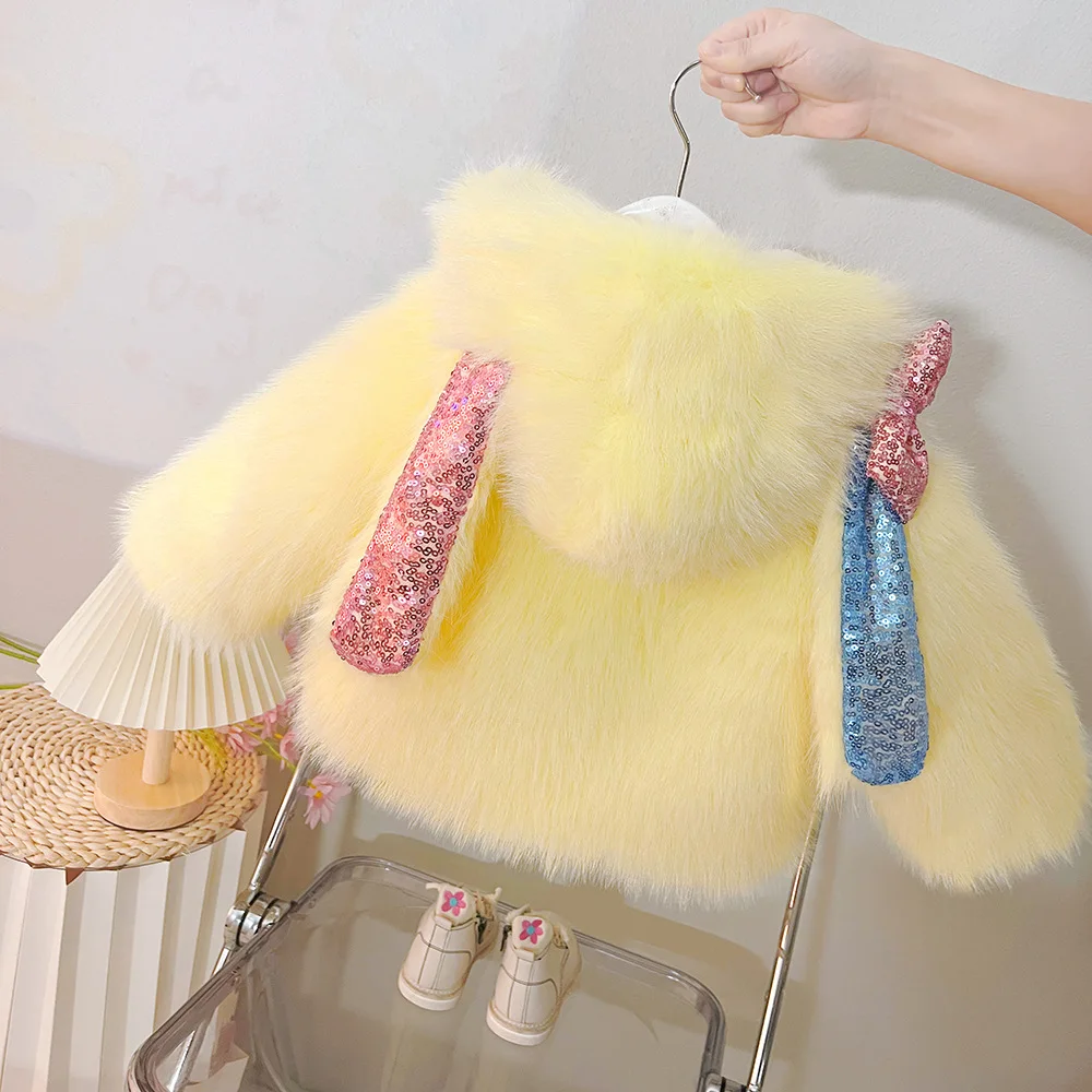 Winter New Kids Parkas Thicken Girls Coat Cure Cartoon Quilted Outerwear Warm Parkas