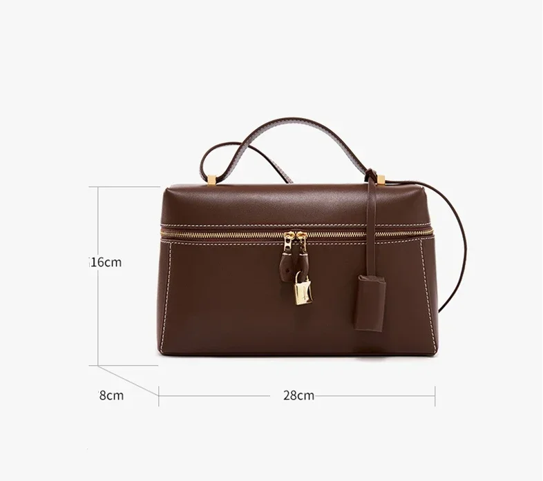 Designer box shoulder bag women genuine leather cowskin handbag female crossbody bag red coffee black  bags