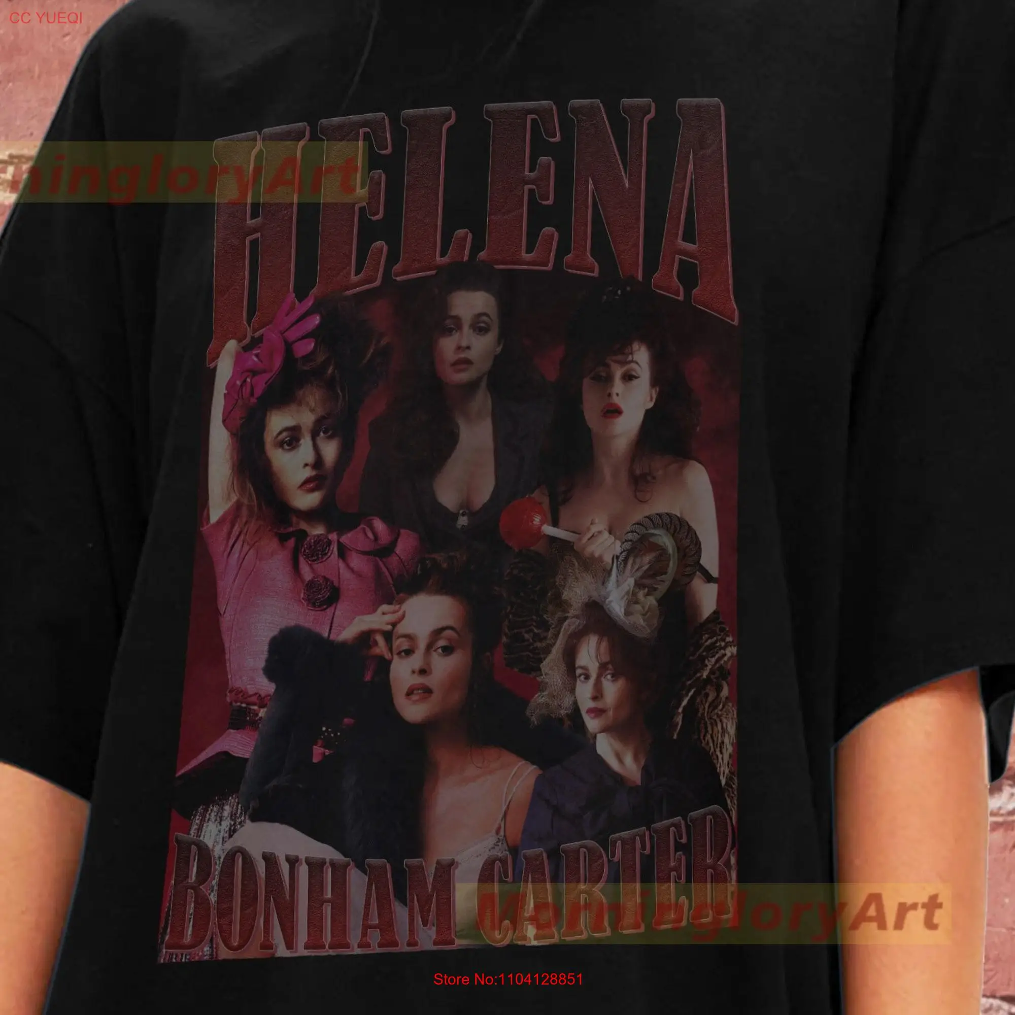 Helena Bonham Carter T Shirt SweaT Sweater Cotton Clothing long or short sleeves